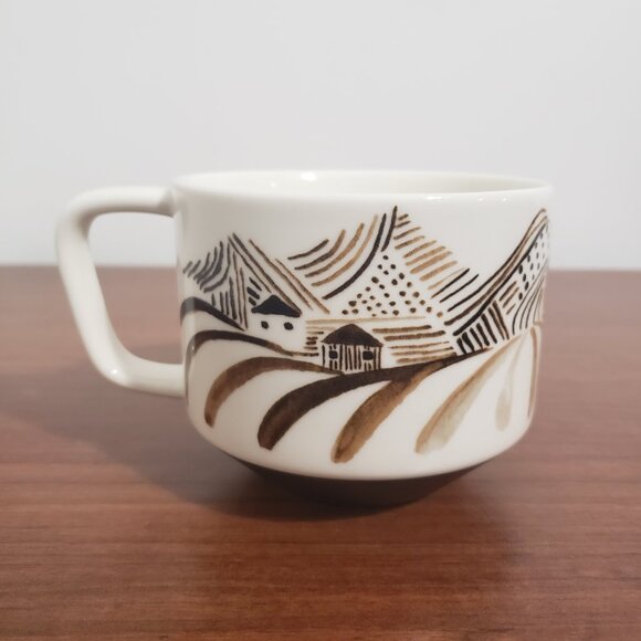 Starbucks Mug 2014 Collectable Coffee New Bone China Paint Design White Like New - Picture 2 of 7